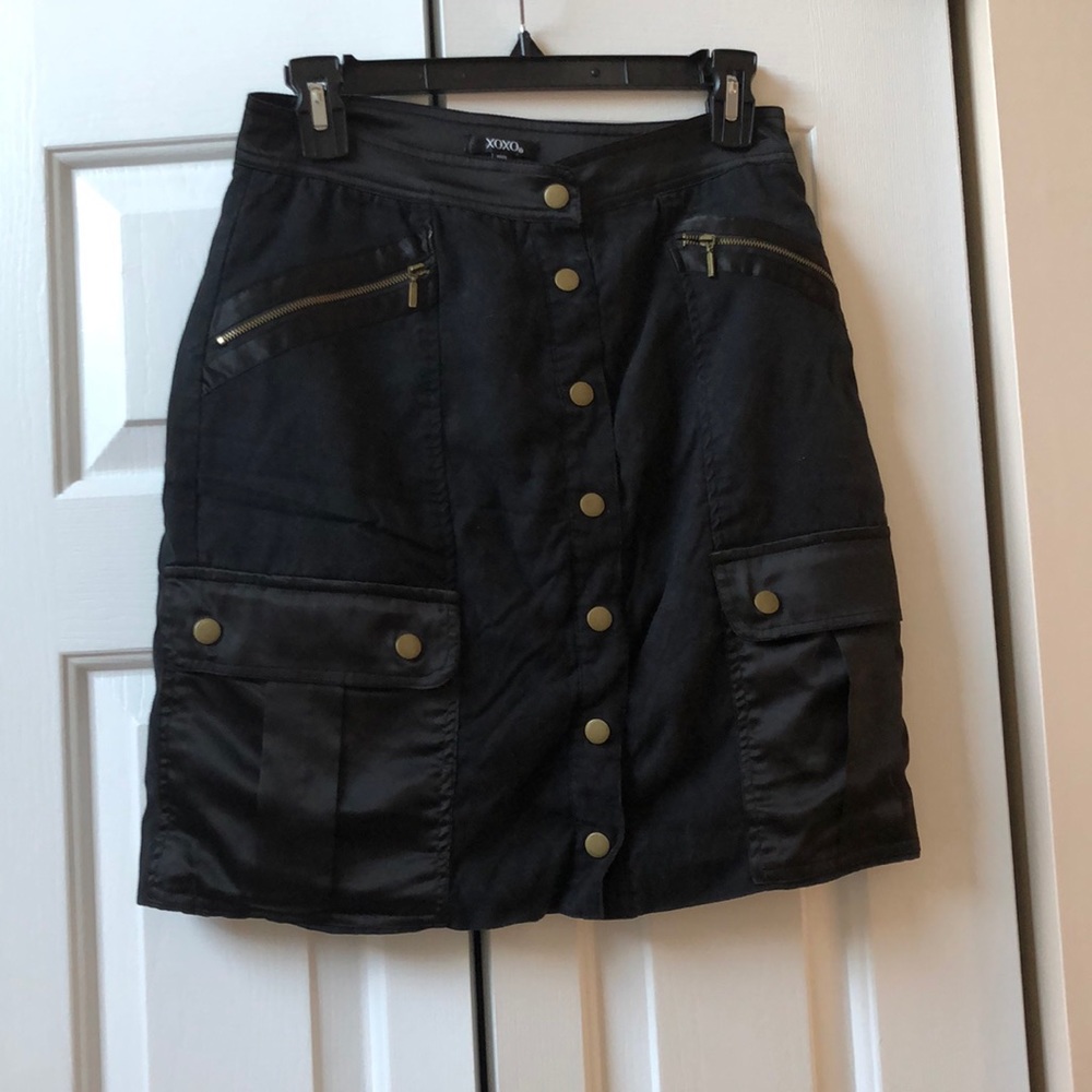 Xoxo black mini skirt